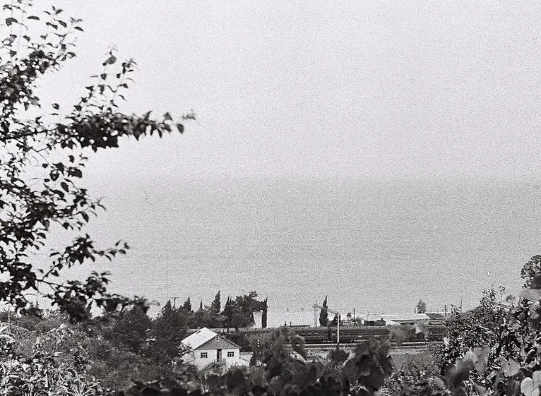 Вид на железнодорожную станцию Лоо, 1958 год